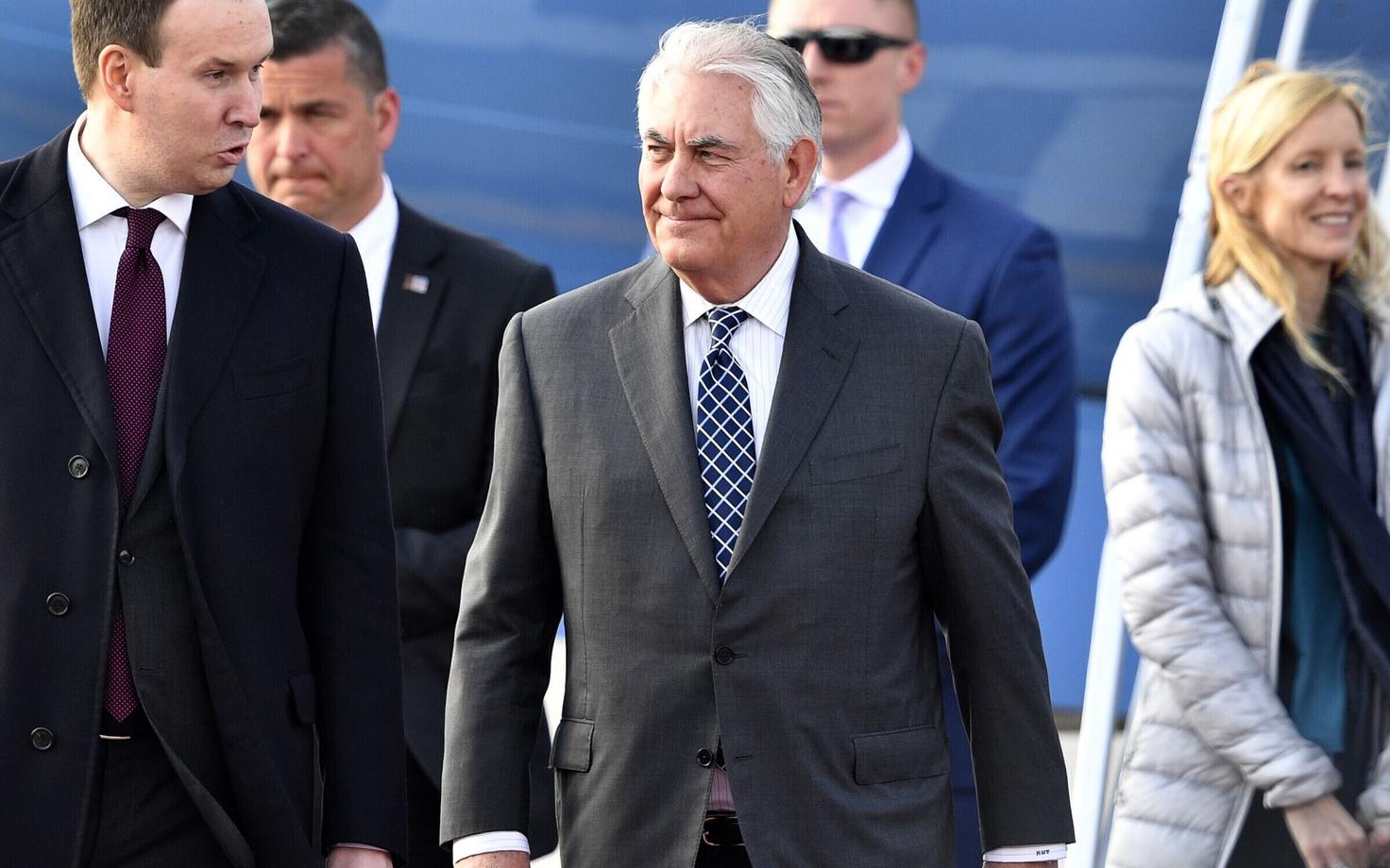 USA välisminister Rex Tillerson saabus Moskvasse.