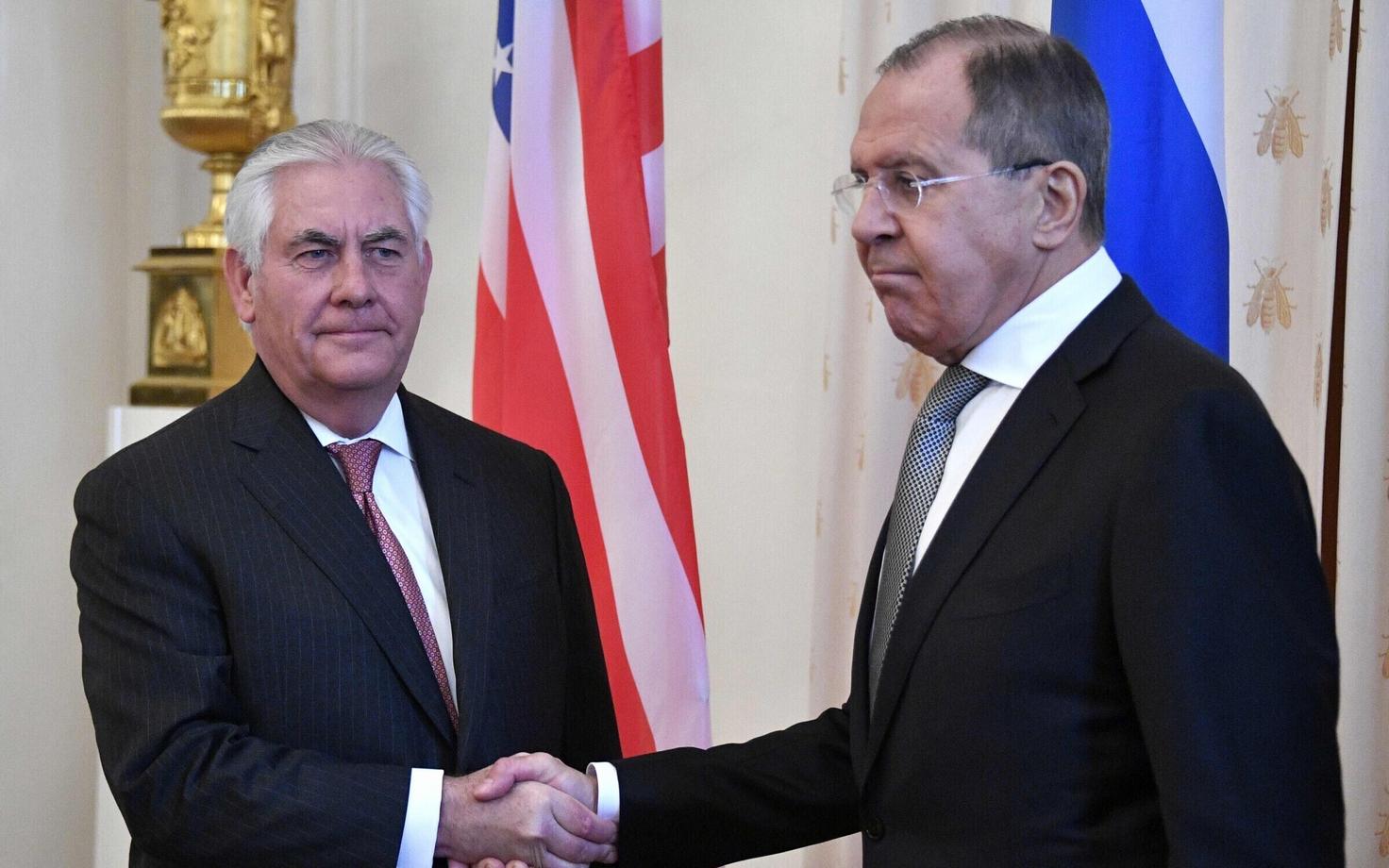 Рекс Тиллерсон (слева) и Сергей Лавров.
