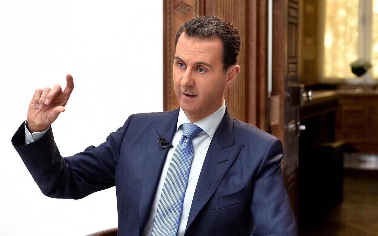 Süüria president Bashar al-Assad AFP-le intervjuud andmas.
