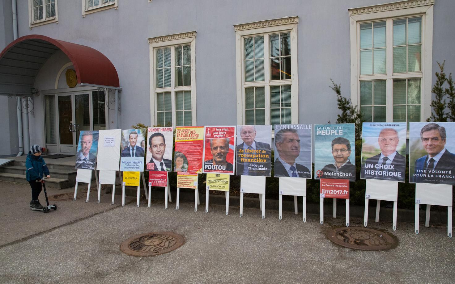 Prantsusmaa presidendivalimised Tallinnas.