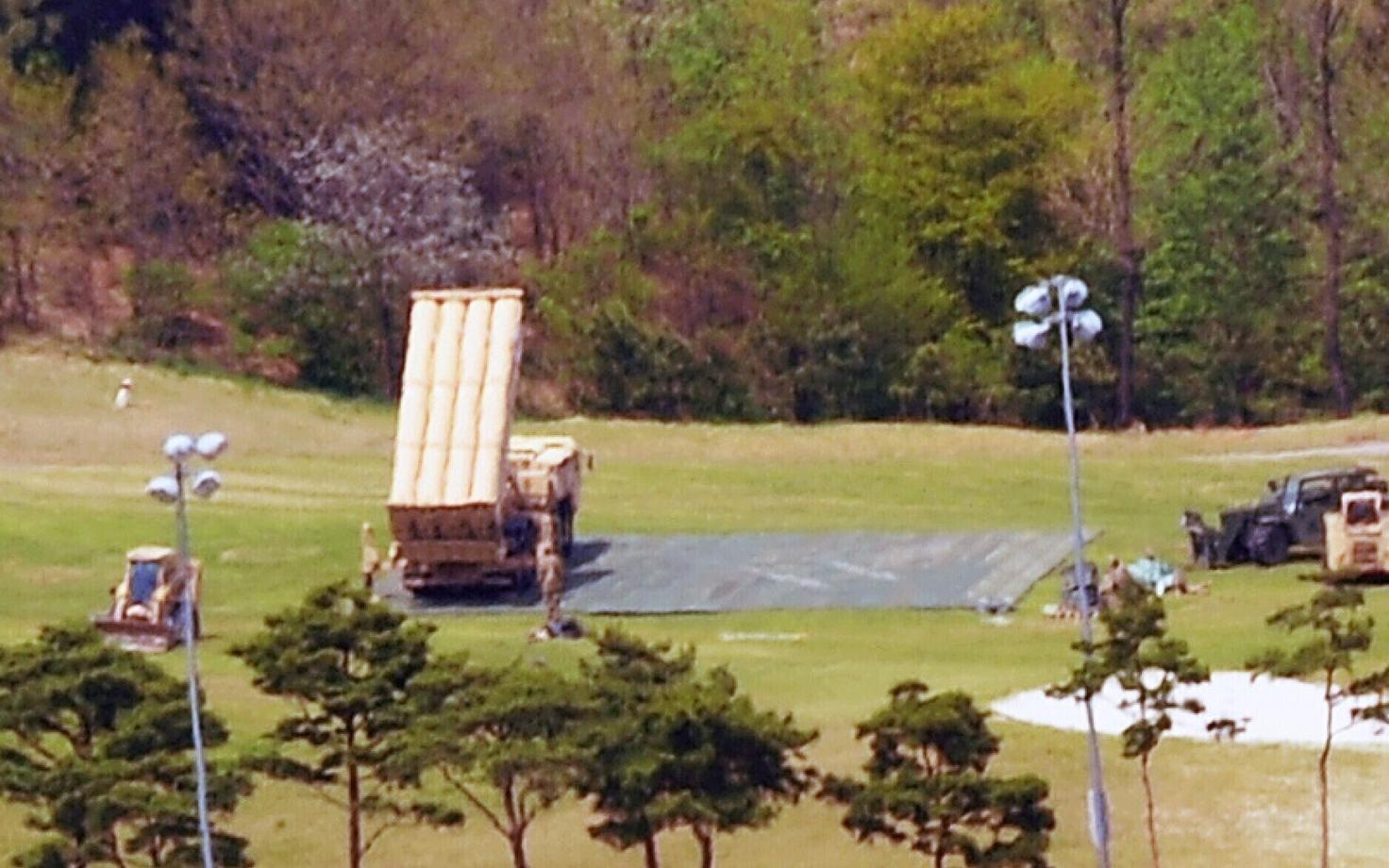 Пусковая установка THAAD в Южной Корее.