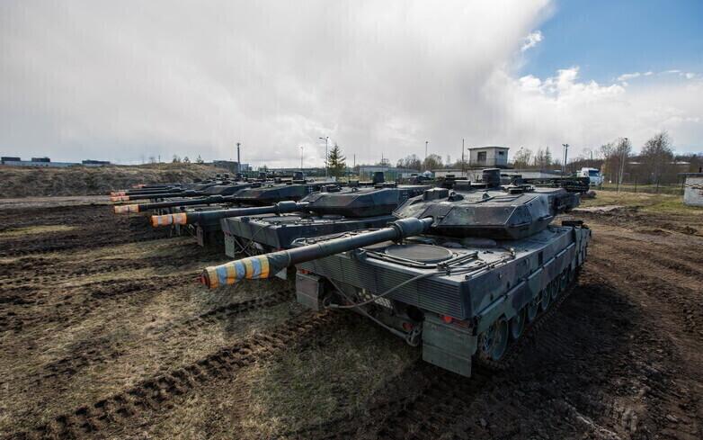 Немецкая техника на учениях