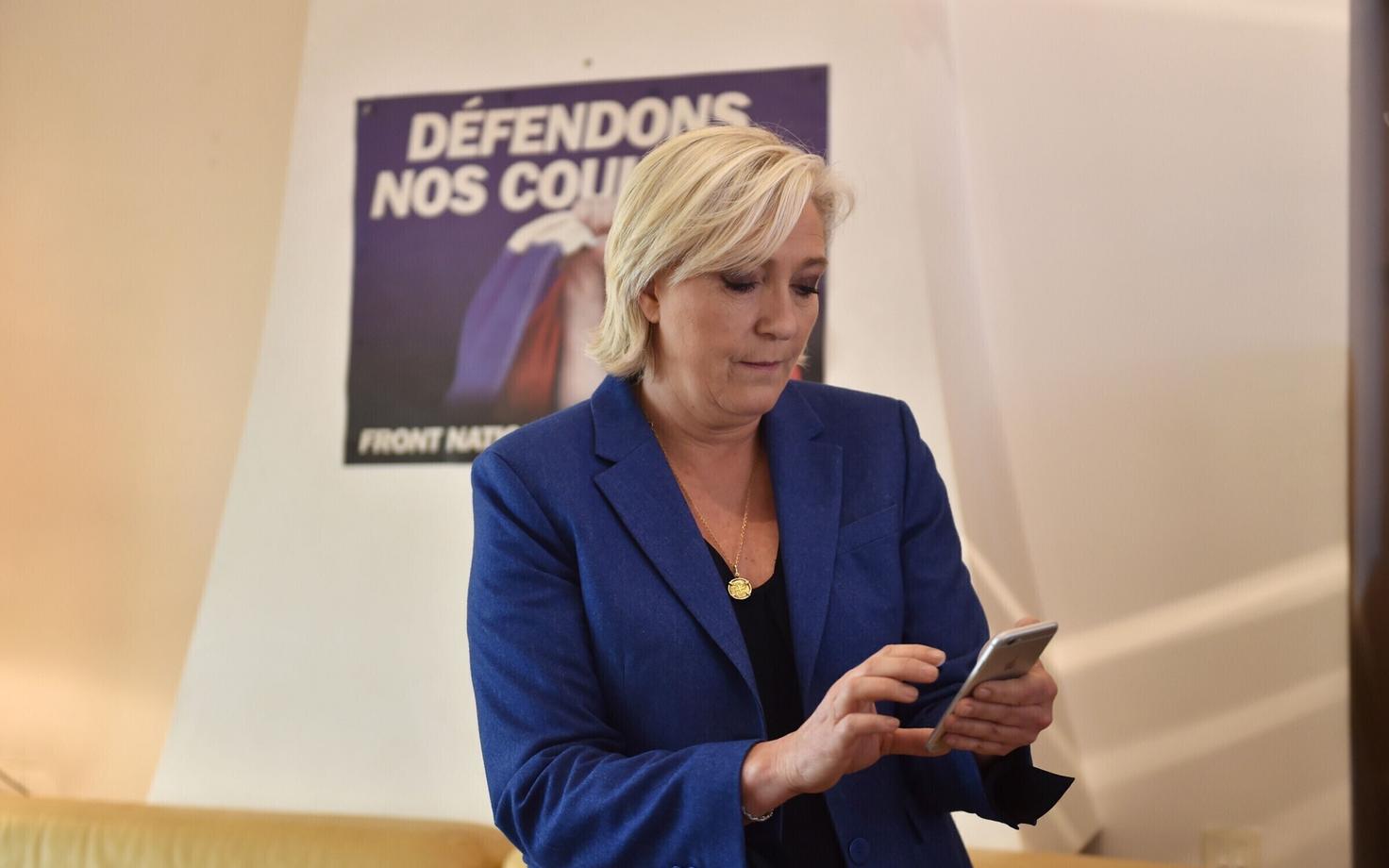 Rahvusrinde juht Marine Le Pen.