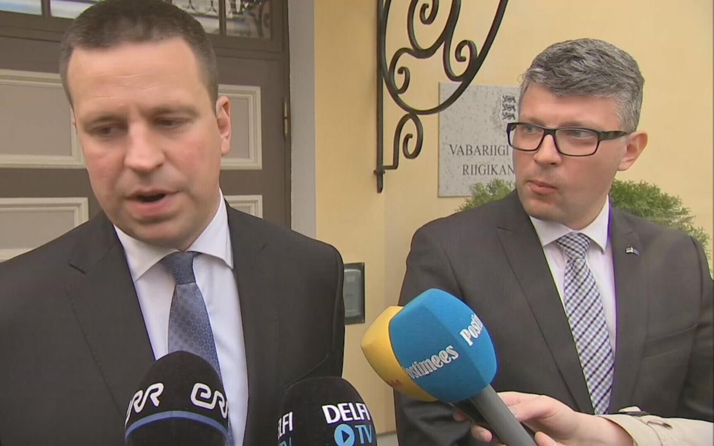 Юри Ратас и Михаил Корб