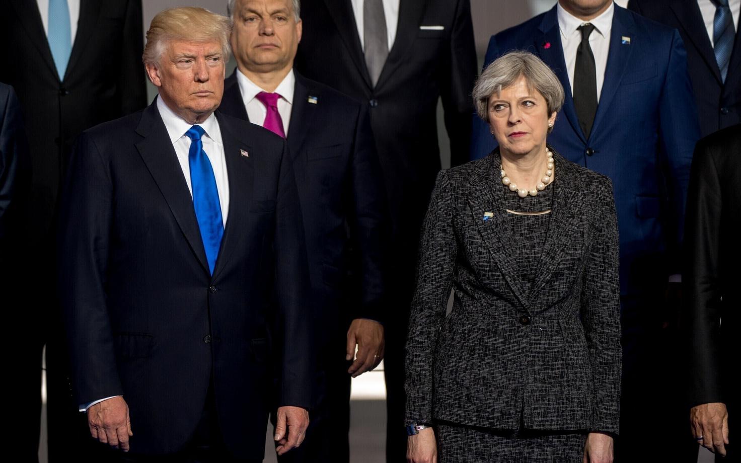 Donald Trump ja Theresa May