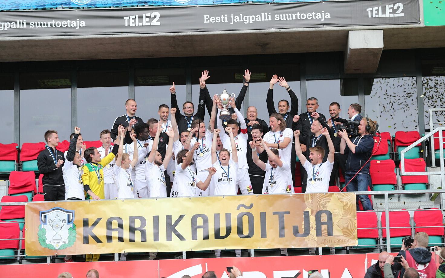 В финале Кубка Эстонии по футболу таллиннский