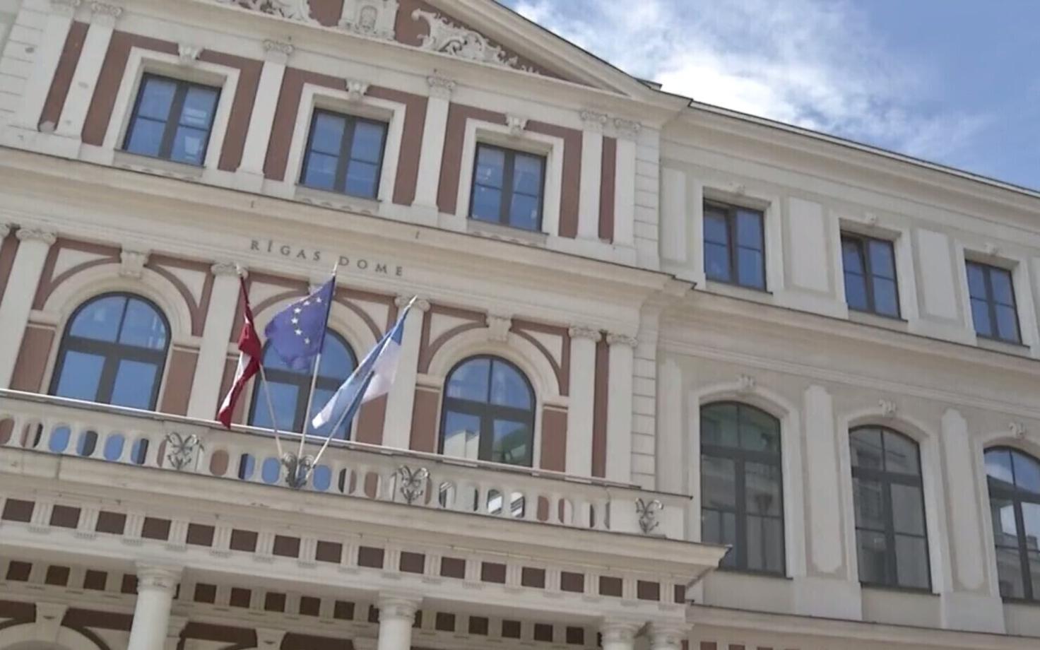 Riia linnavalitsuse hoone.