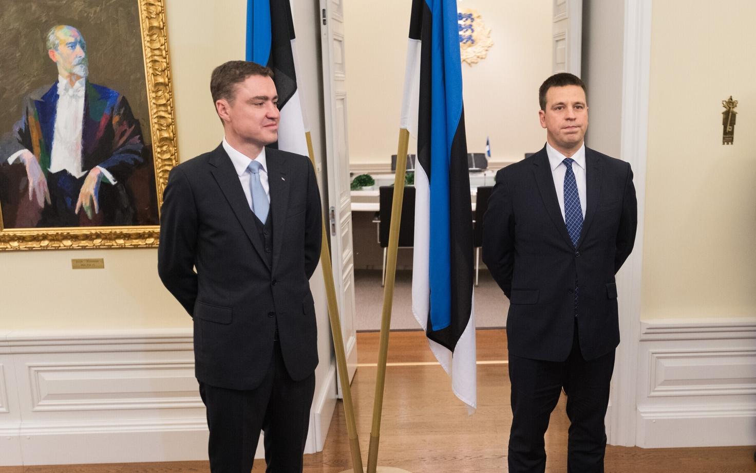 Таави Рыйвас и Юри Ратас.