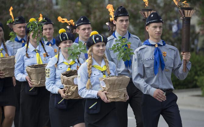 В прошлом году парад прошел в Выру.