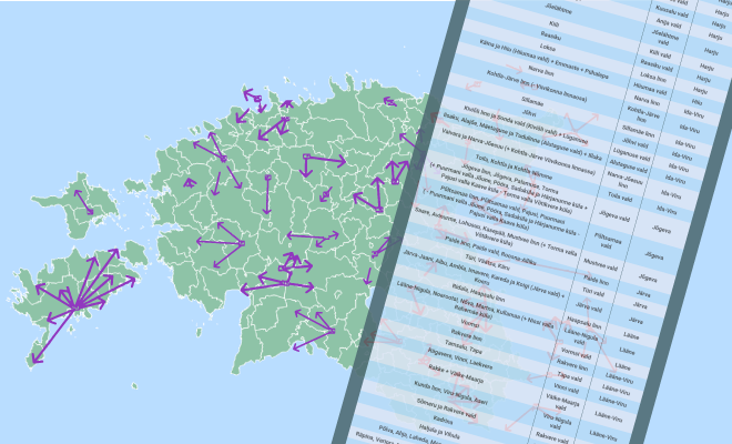 Eestis on nüüd varasema 213 omavalitsuse asemel 79.