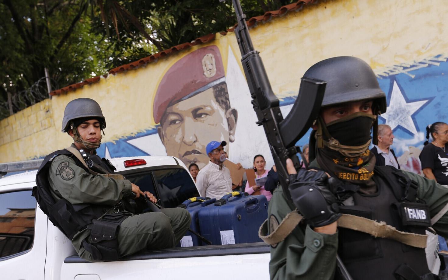 Венесуэльские солдаты. Иллюстративная фотография.