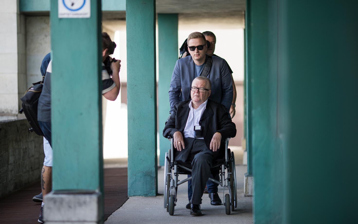 Edgar Savisaar's trial continued in Harju County Court on Tuesday. Aug. 15, 2017.