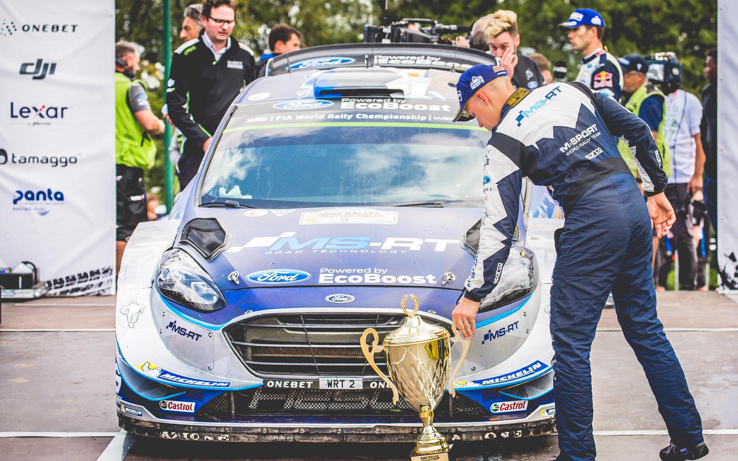 Отт Тянак выиграл в Германии второй в своей жизни этап ЧМ по авторалли.