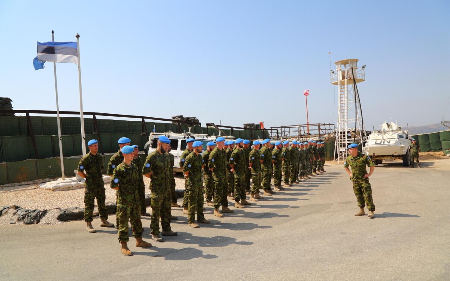 Эстонское подразделение ESTPLA в Ливане.