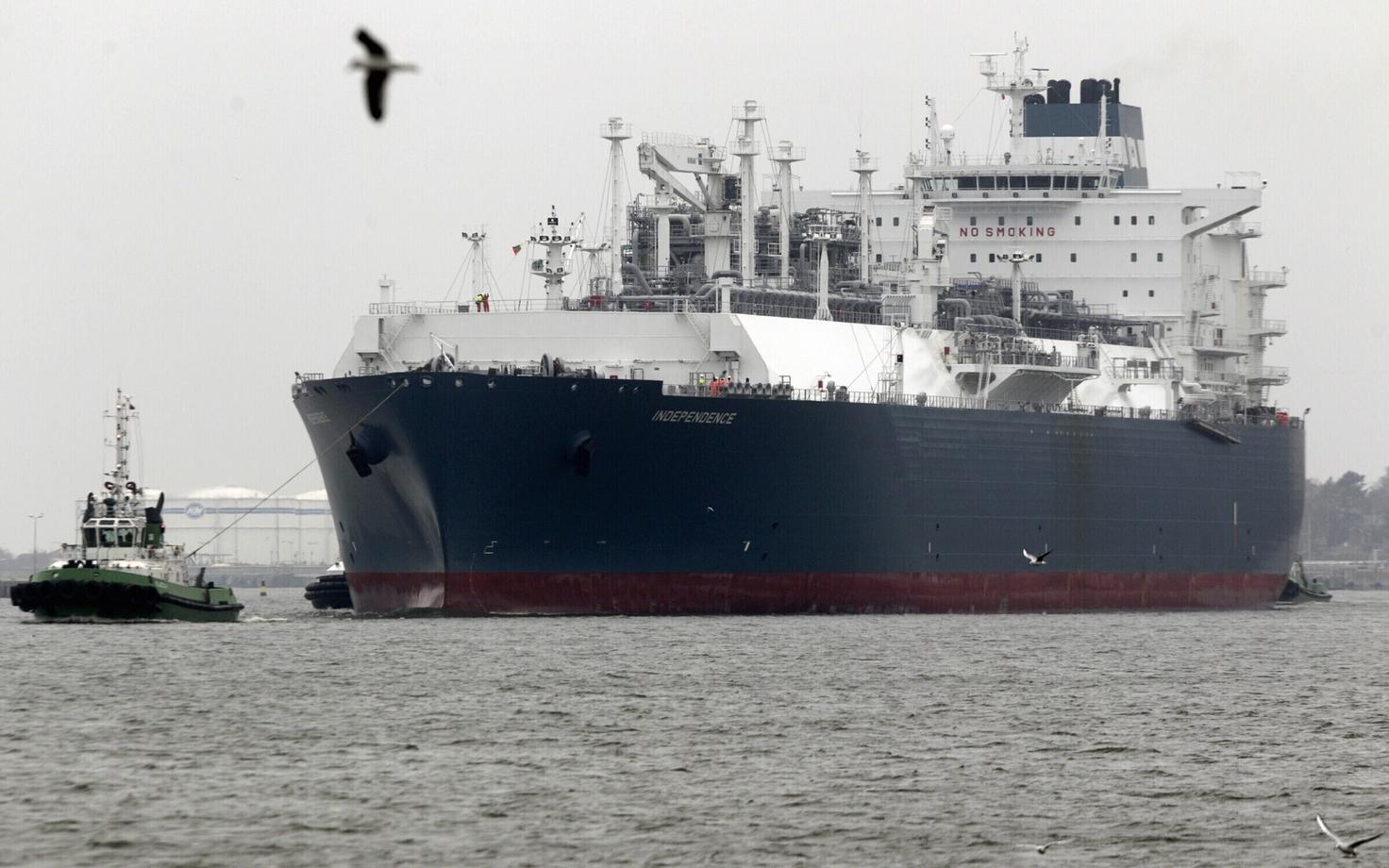 Плавучий СПГ-терминал. Иллюстративная фотография..