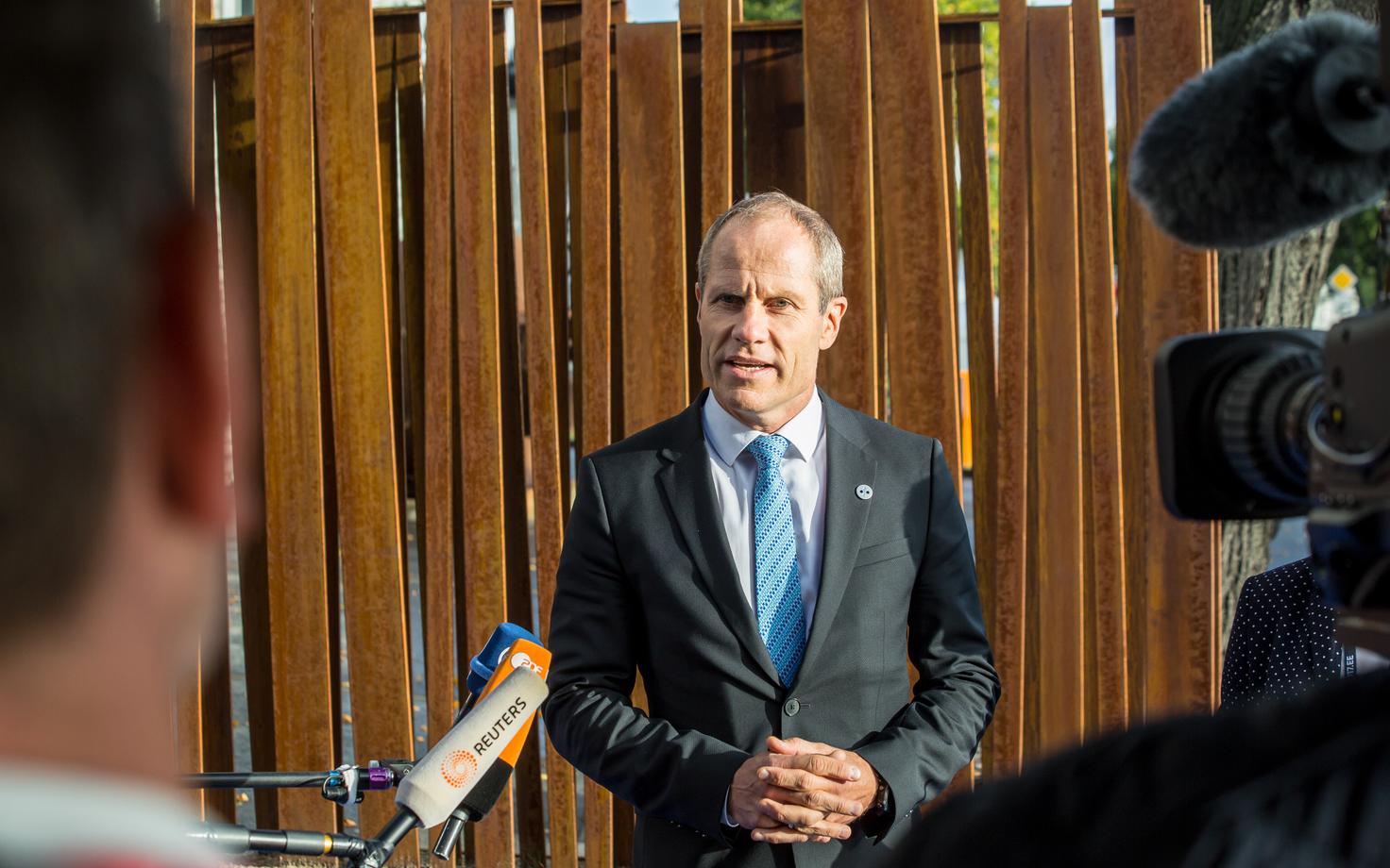 Rahandusminister Toomas Tõniste ECOFINi kohtumisel Tallinnas.