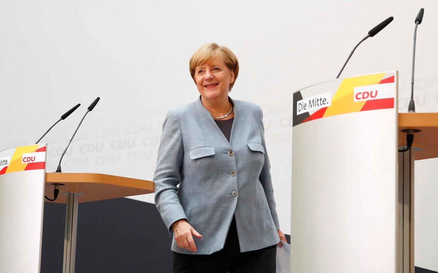 Angela Merkel.