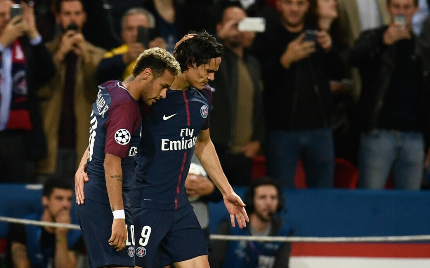 Neymar, Edinson Cavani
