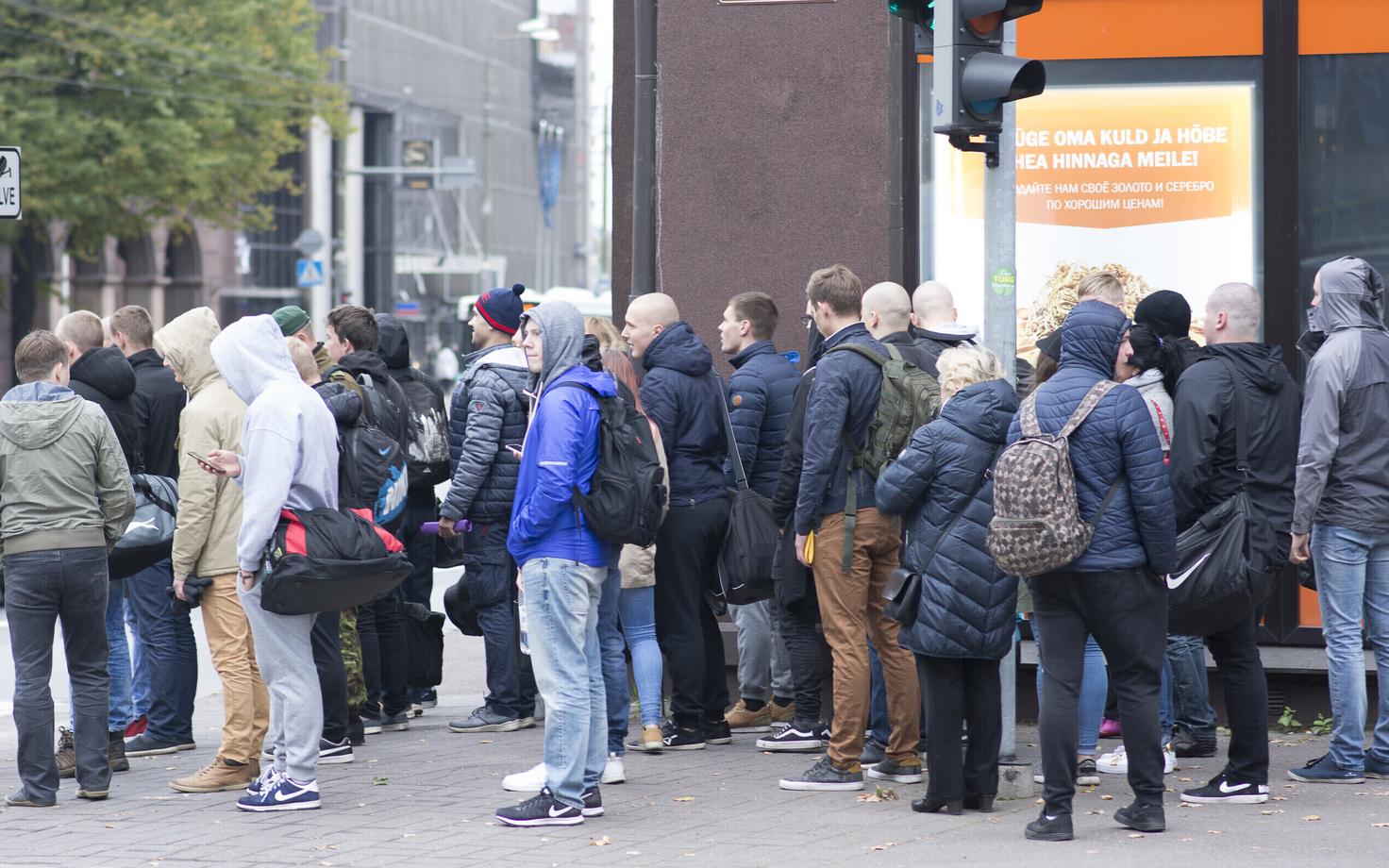 Призывники.