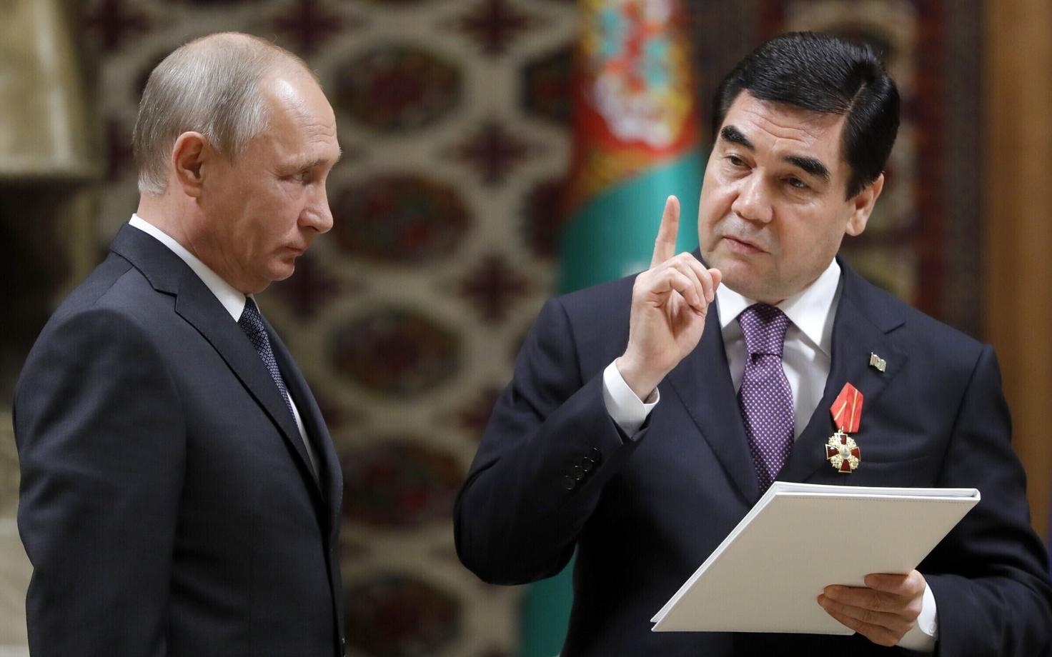 Putin ja Berdimuhammedow.