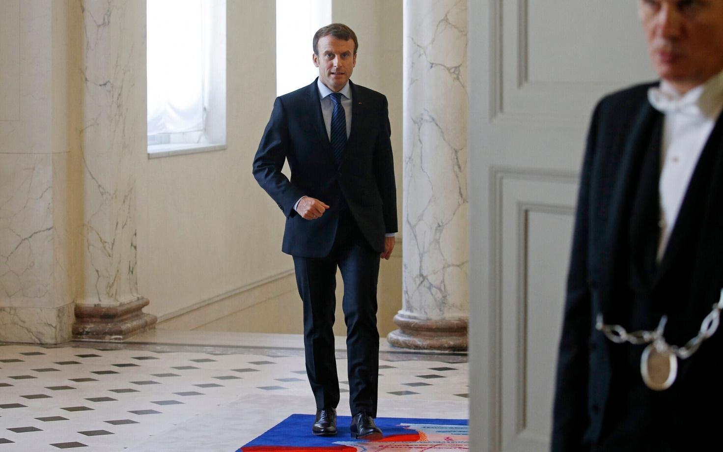 Prantsusmaa president Emmanuel Macron Élysée palees.