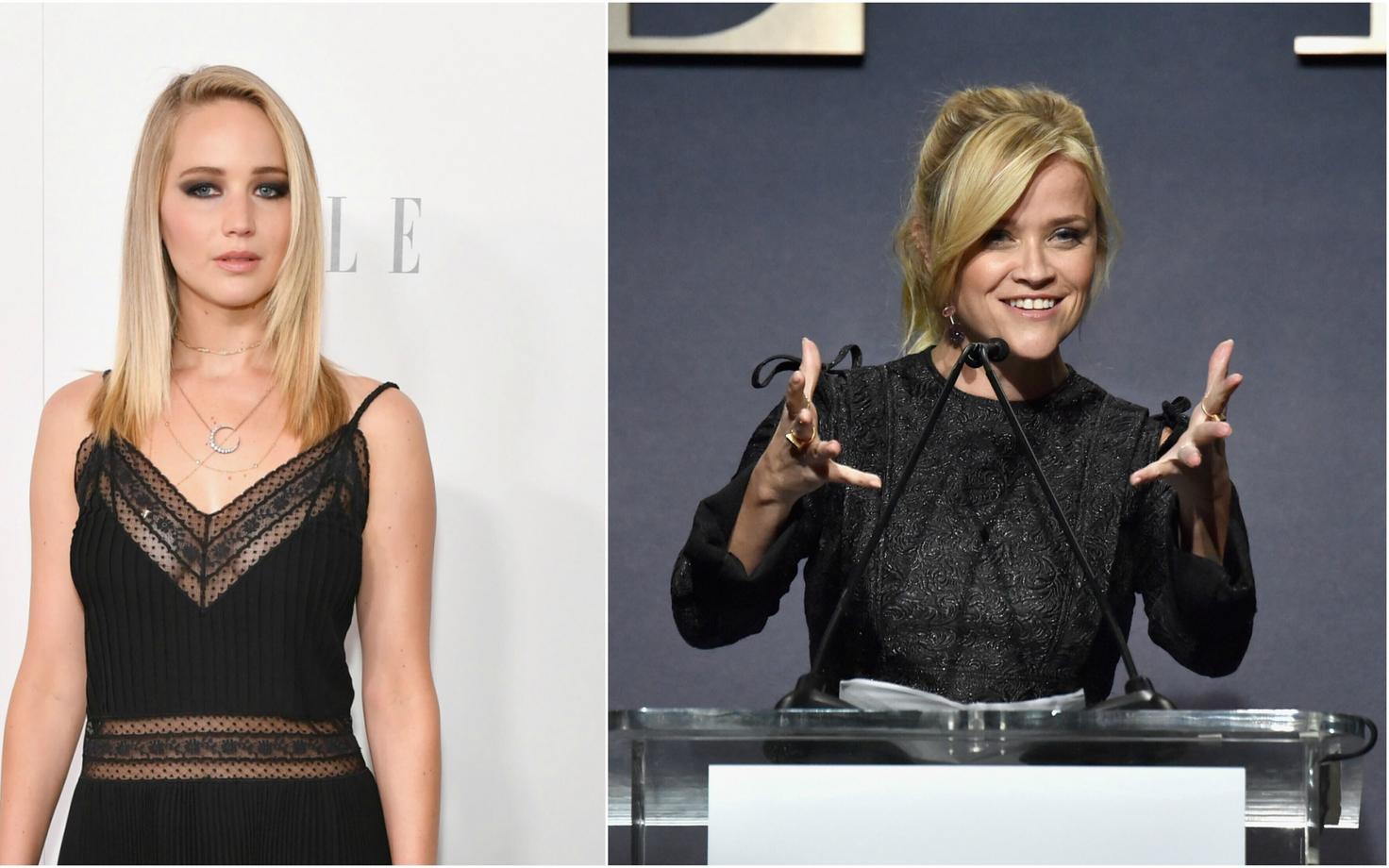 Ajakirja Elle iga-aastane gala. Jennifer Lawrence ja Reese Witherspoon