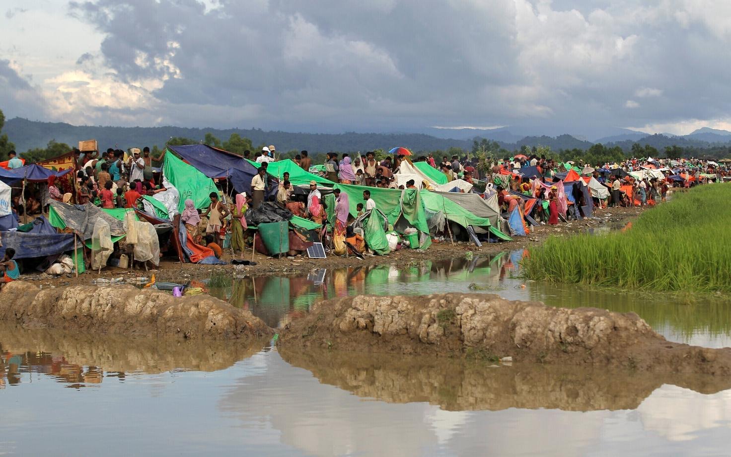 Birmast põgenenud rohingja põgenikud Bangladeshis.