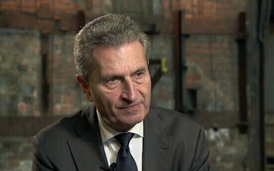 Еврокомиссар по вопросам бюджета Гюнтер Эттингер