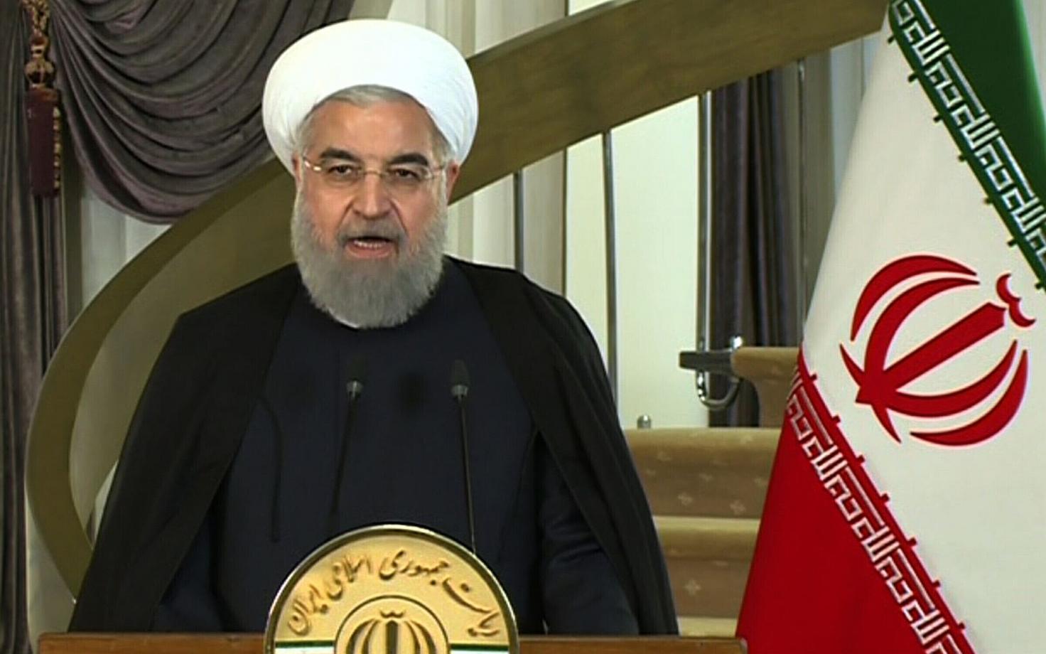 Iraani president Hassan Rouhani.