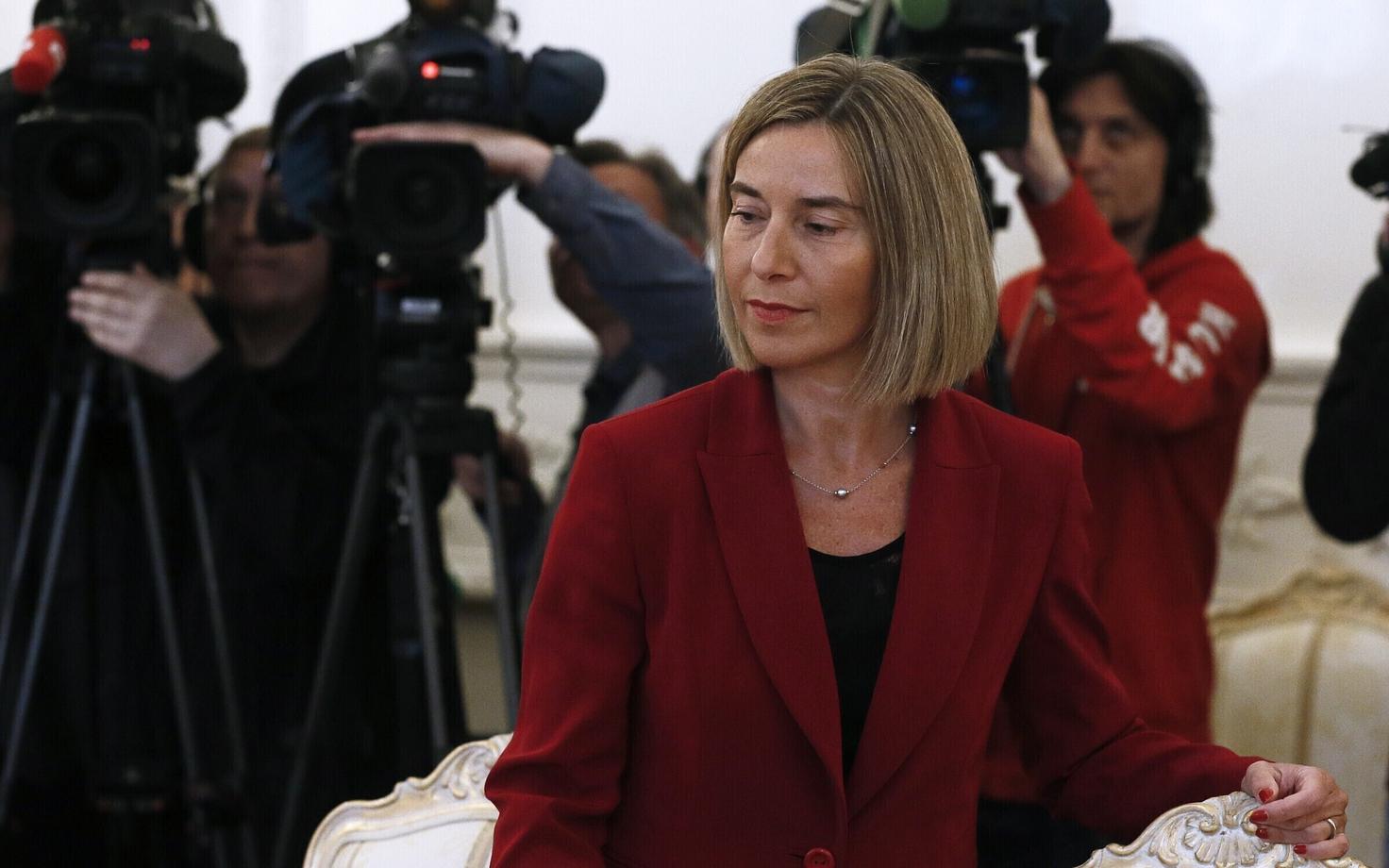 Federica Mogherini Moskvas.