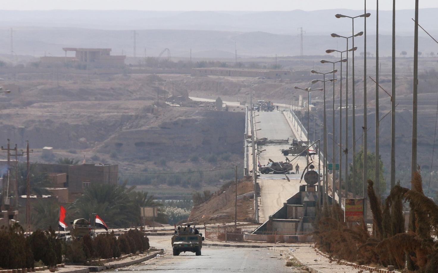 Iraagi väed Rawa sillal Eufrati jõe orus.