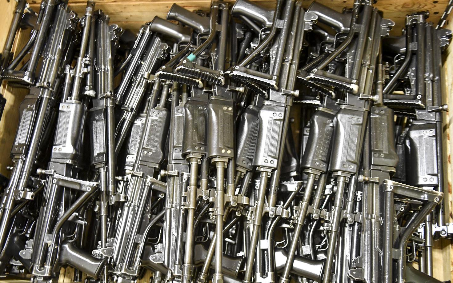 Reservväelaste relvad, arhiivifoto.