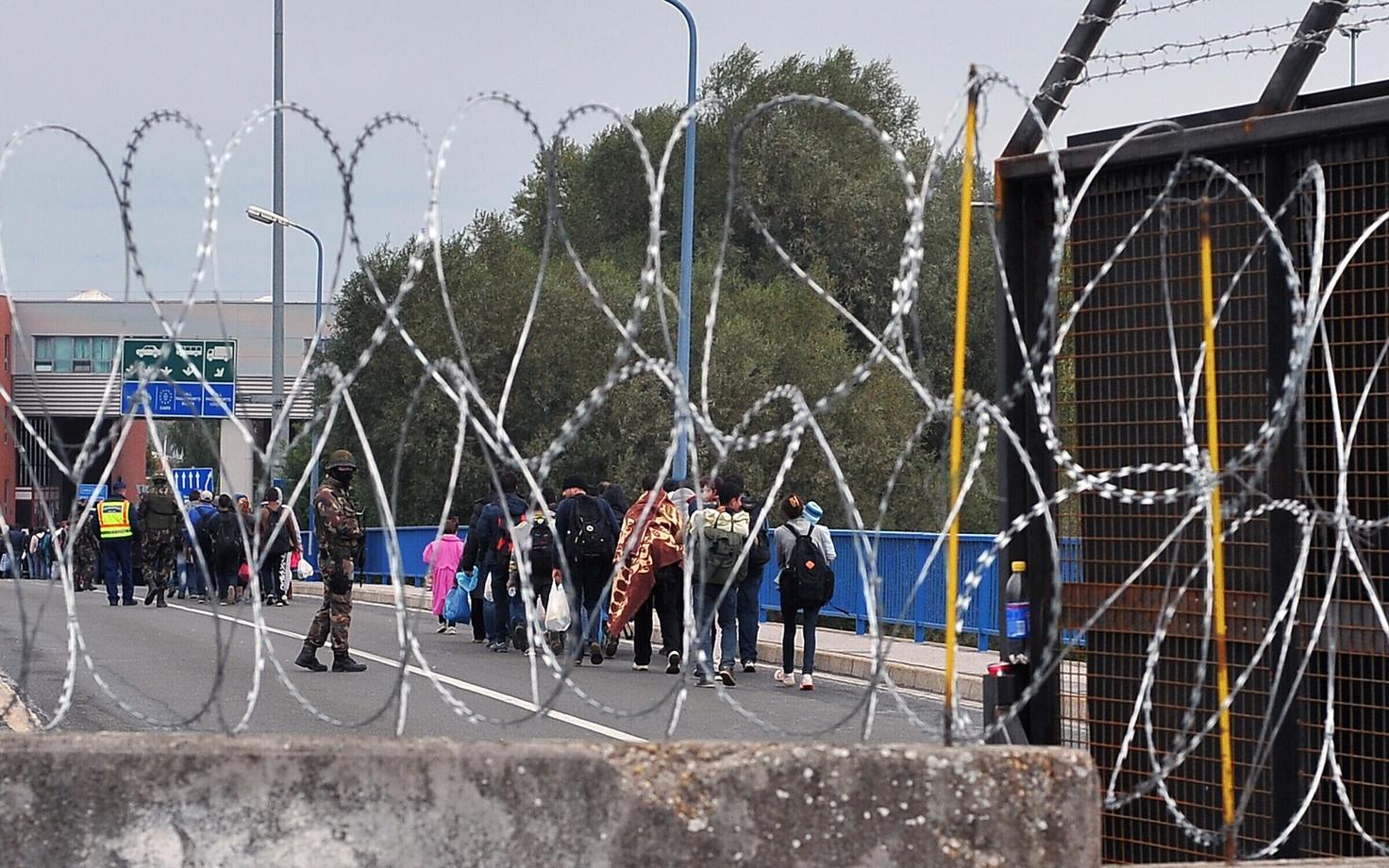 Ungari-Horvaatia piir 2015. aasta septembris.