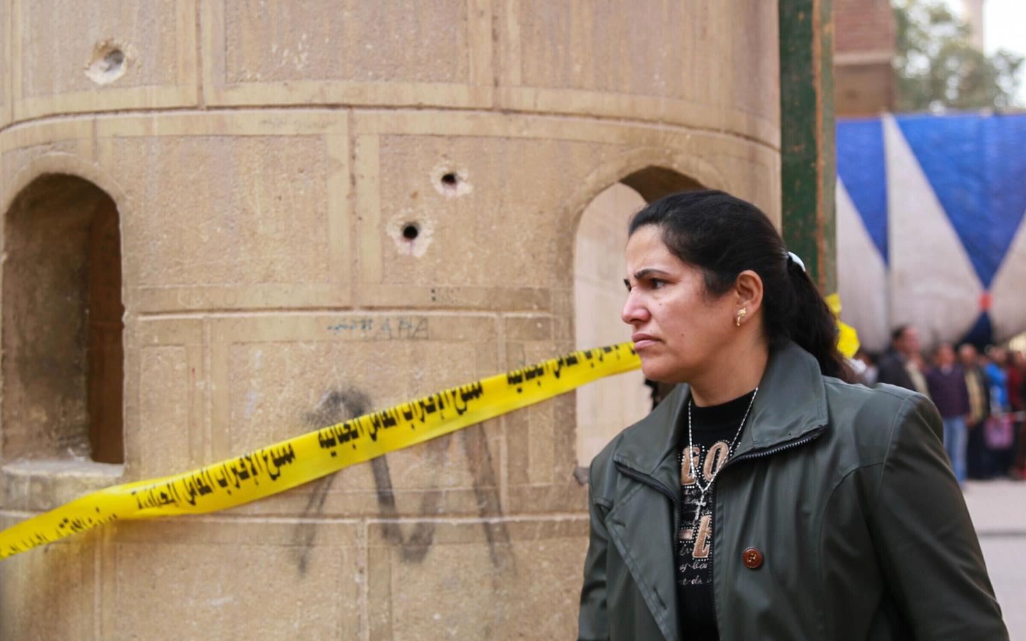 Место инцидента оцеплено полицией.