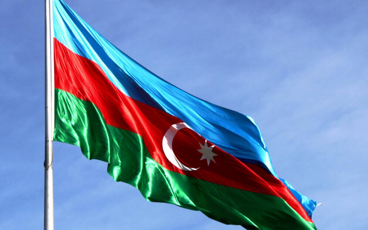 Flag of Azerbaijan (image is illustrative).