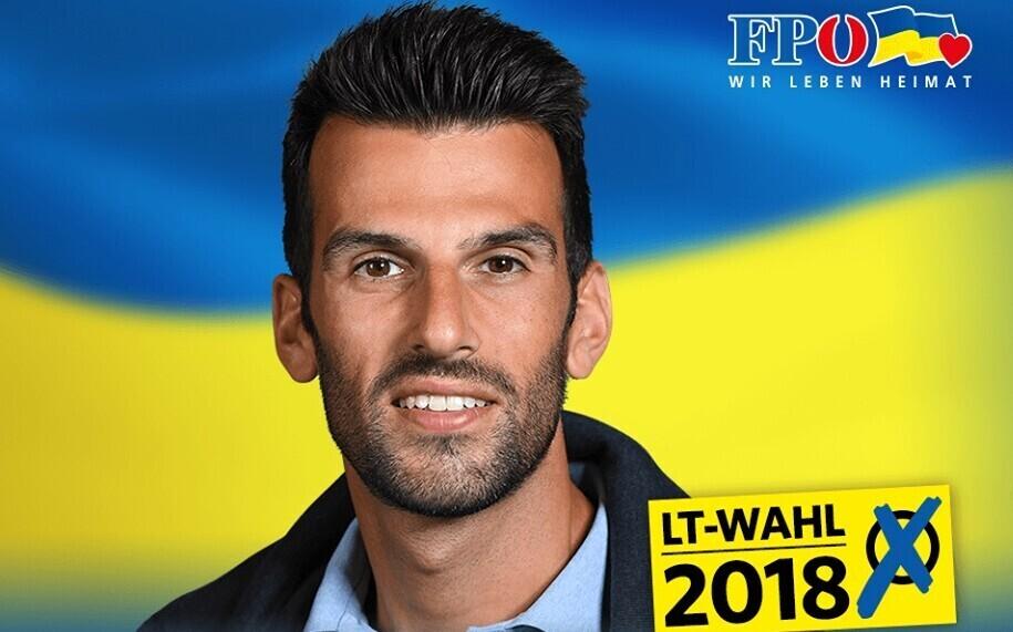 Austria Vabaduspartei poliitik Udo Landbauer.