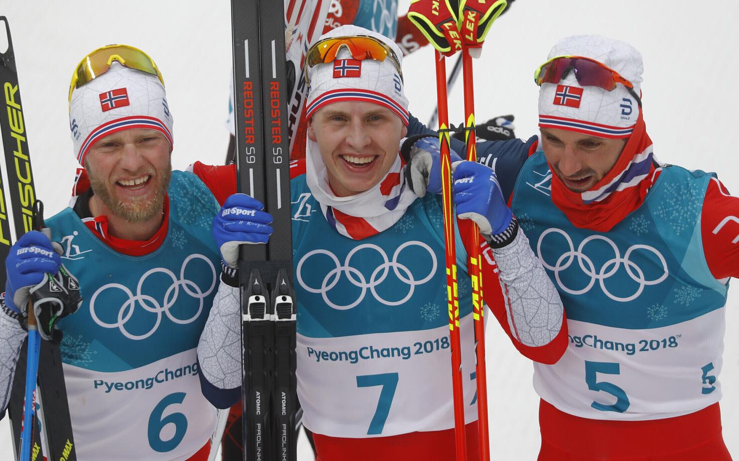 Мартин Йонсруд Сундбю, Симен Хегстад Крюгер и Ханс Кристер Холунн.