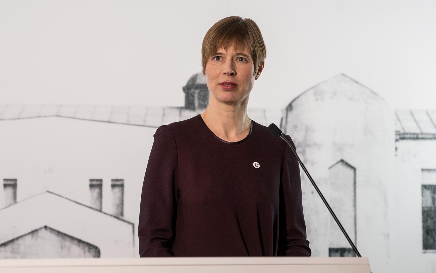 President Kersti Kaljulaid.