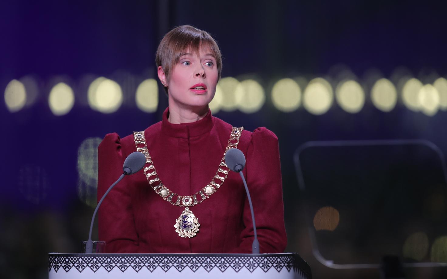 President Kersti Kaljulaidi kõne ja Ene-Liis Semperi ja Tiit Ojasoo film