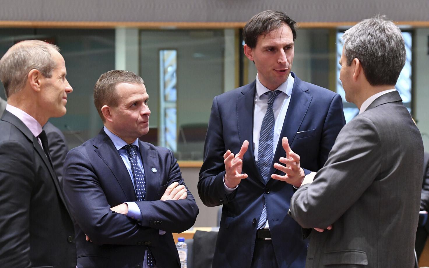 Rahandusministrid: Toomas Tõniste Eestist, Petteri Opro Soomes, Wopke Hoekstra Hollandist ja Hartwig Löger Austriast (viimane artiklis mainitud ühisavaldusega seotud ei ole).