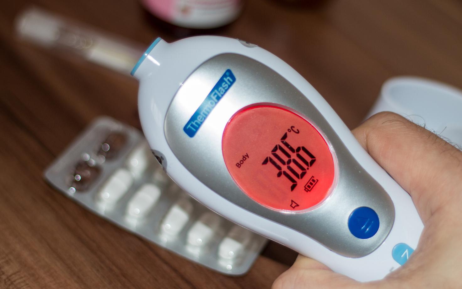 Термометр. Иллюстративная фотография.