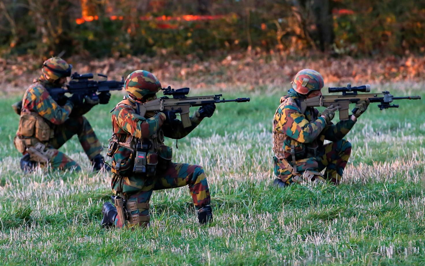 Belgia armee eriüksuslased 2016. aasta novembris paljusid EL-i riike hõlmanud sõjaväeõppusel.