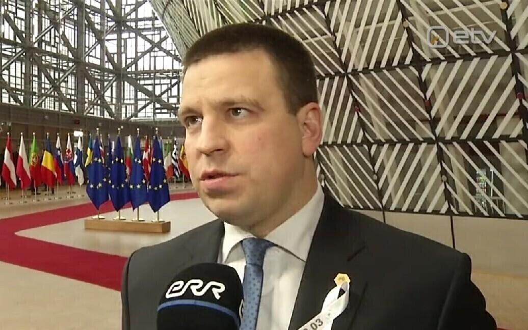 Юри Ратас в Брюсселе.