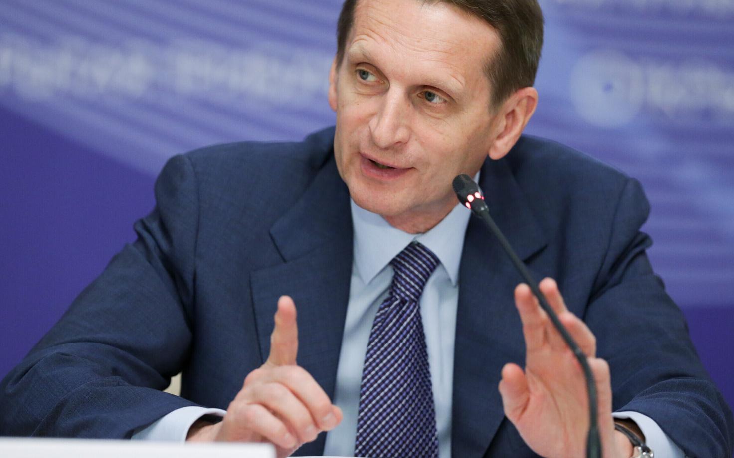 Vene välisluureteenistuse (SRV) juht Sergei Narõškin.