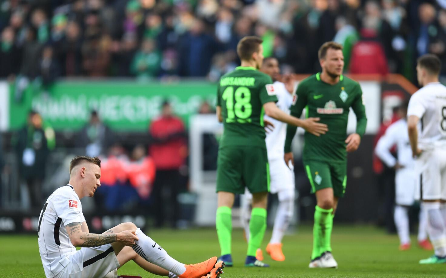 Bremeni ja Frankfurdi vaheline Saksamaa kõrgliiga kohtumine.