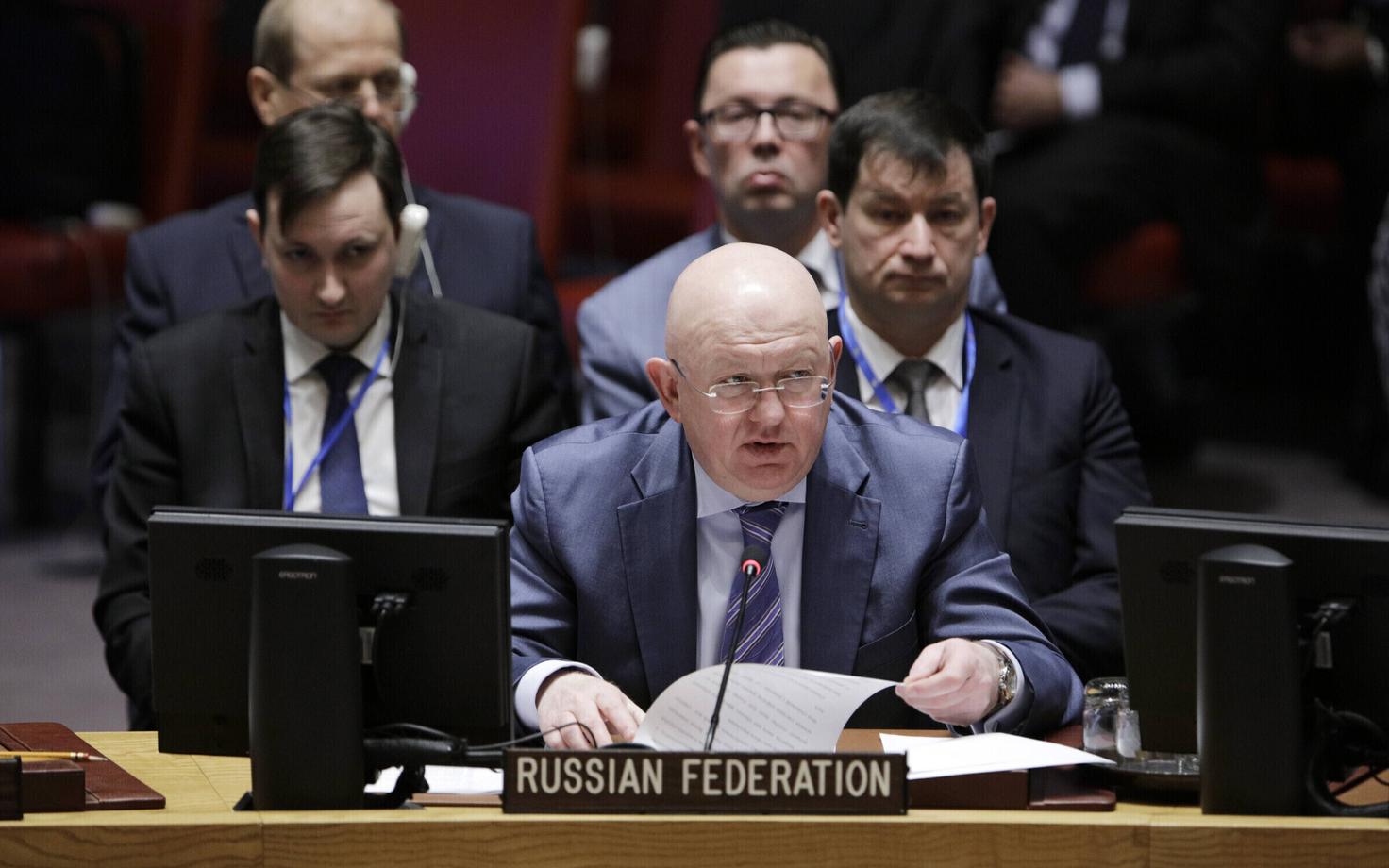 Постоянный представитель РФ при ООН Василий Небензя.