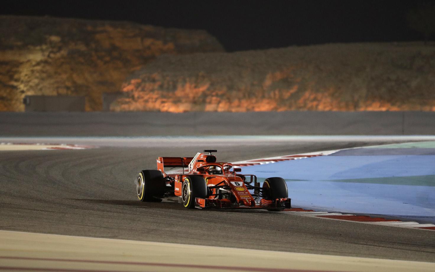 Sebastian Vettel Bahreini GP-l.