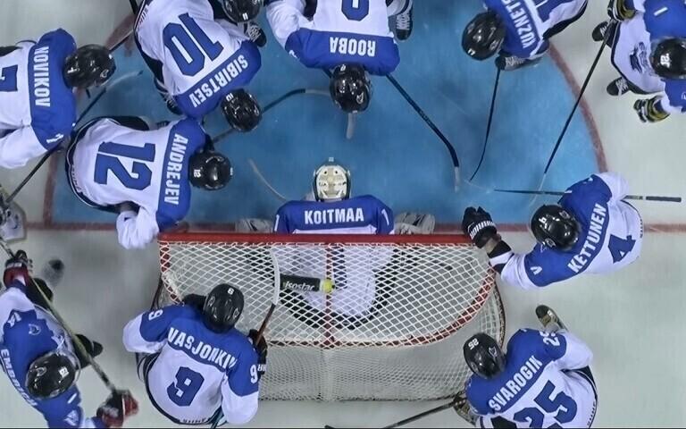 Eesti - Rumeenia jäähoki.
