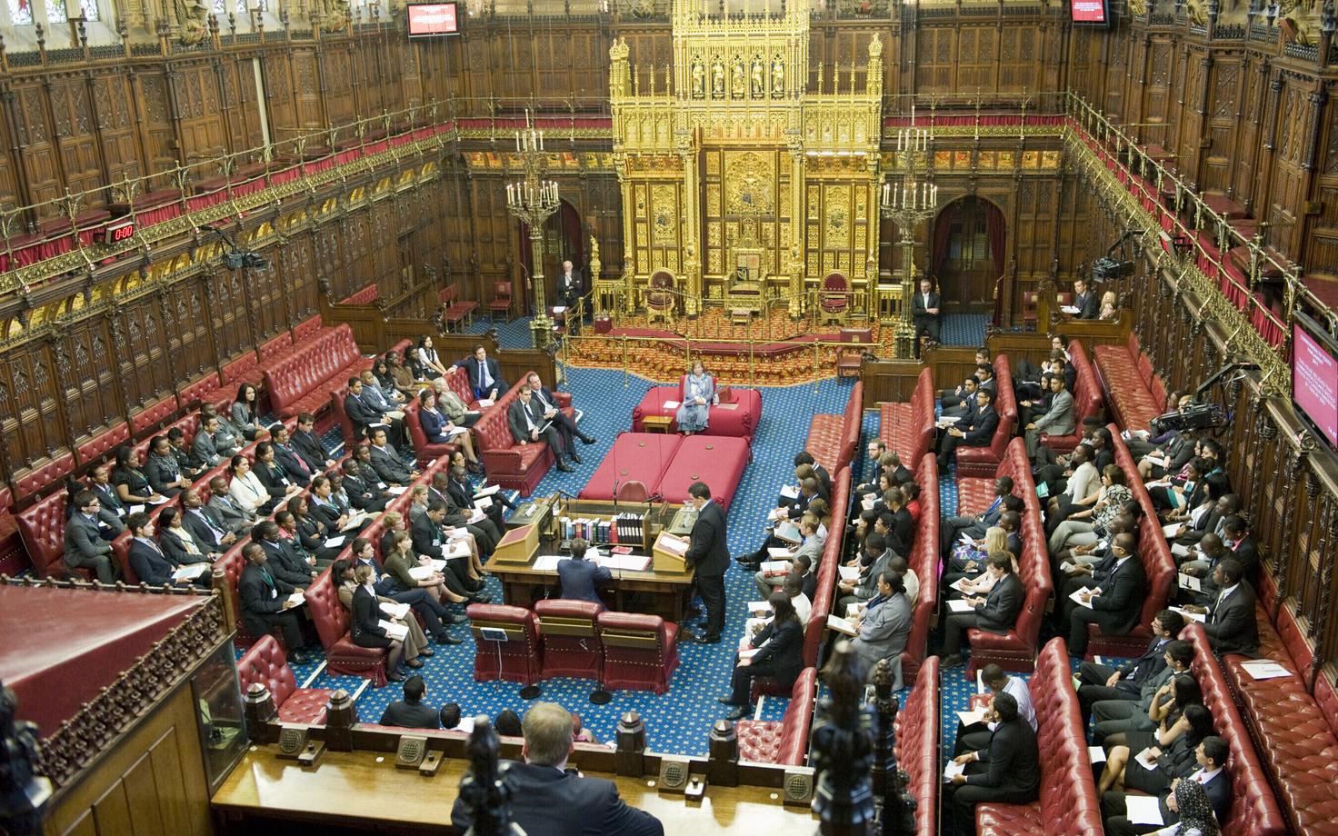 Briti lordide koja istungitesaal 2011. aastal.