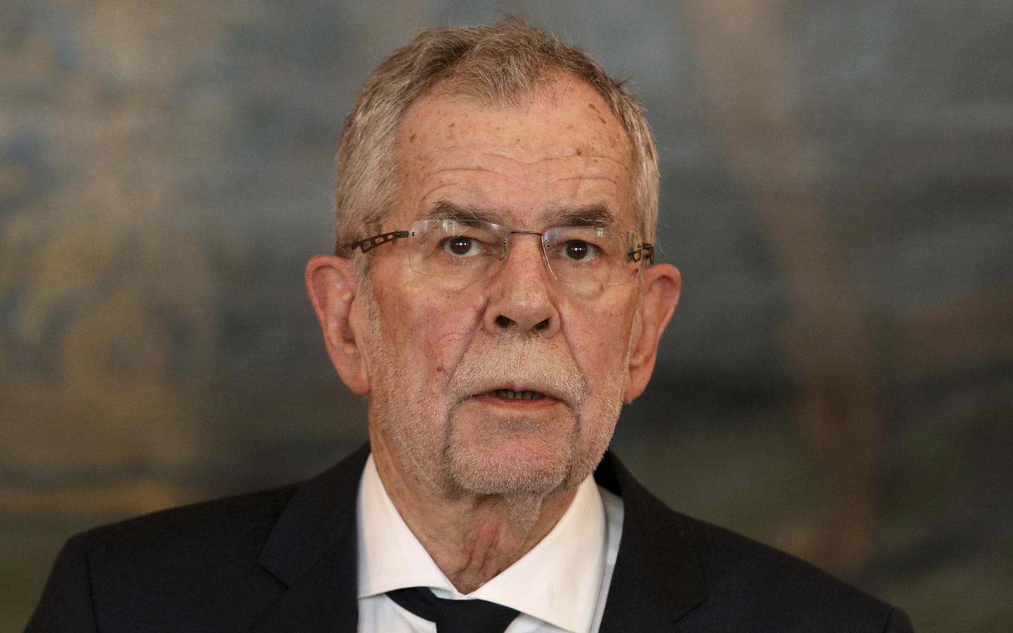 Austria president Alexander Van der Bellen.